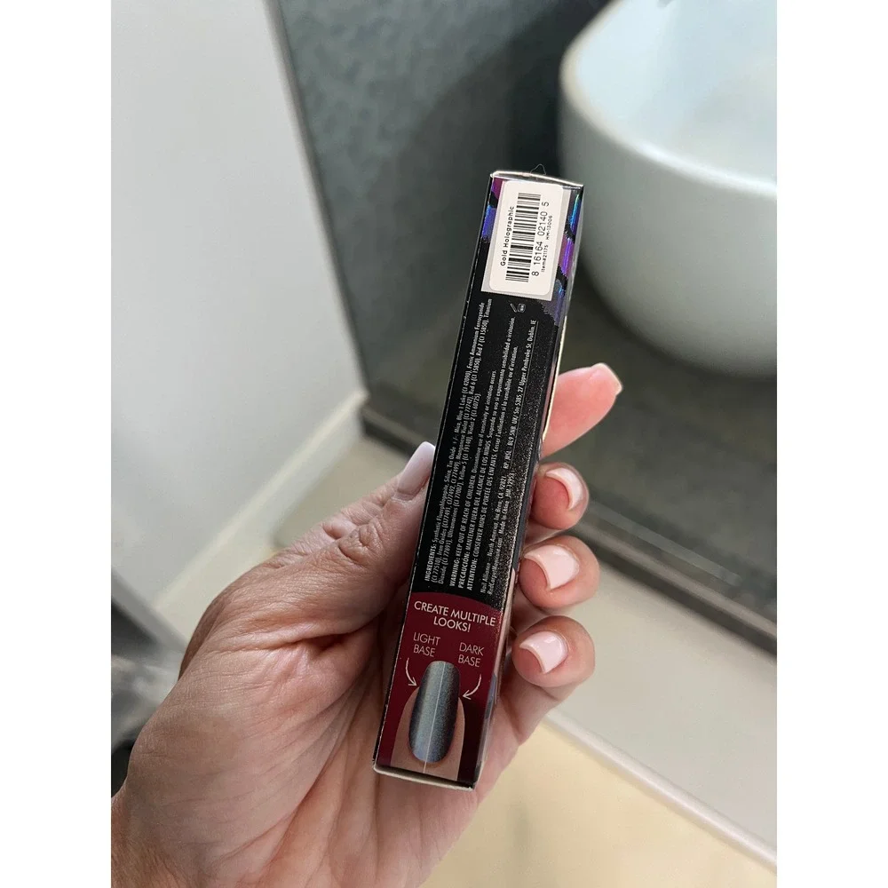 Red Carpet Manicure Insta-Chrome Pen Gold Holographic Rub On Nail Chrome Stick